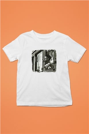 Faith No More Baskılı Unisex Beyaz Çocuk Tişört