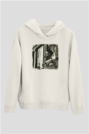 Faith No More Baskılı Unisex Beyaz Hoodie