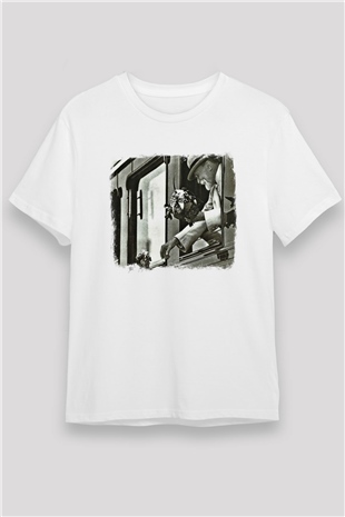 Faith No More Baskılı Unisex Beyaz Tişört