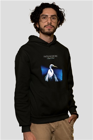 Faith No More Baskılı Unisex Siyah Hoodie
