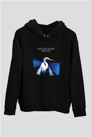 Faith No More Baskılı Unisex Siyah Hoodie