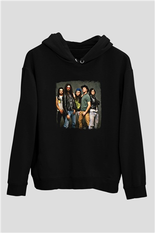 Faith No More Baskılı Unisex Siyah Hoodie