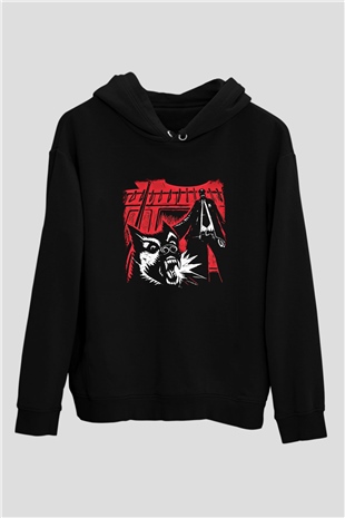 Faith No More Baskılı Unisex Siyah Hoodie