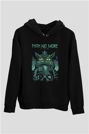 Faith No More Siyah Unisex Hoodie