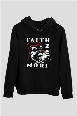 Faith No More Siyah Unisex Hoodie