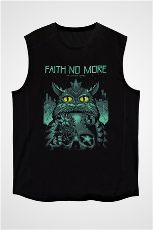 Faith No More Siyah Unisex Kolsuz Tişört