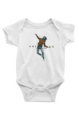 Faithless Baskılı Beyaz Unisex Bebek Body - Zıbın