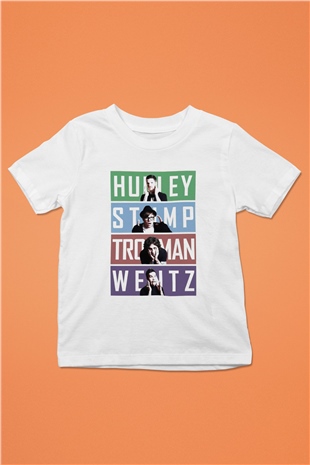 Fall Out Boy Baskılı Beyaz Unisex Çocuk Tişört