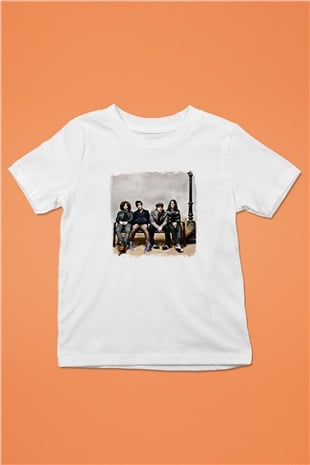 Fall Out Boy Baskılı Unisex Beyaz Çocuk Tişört