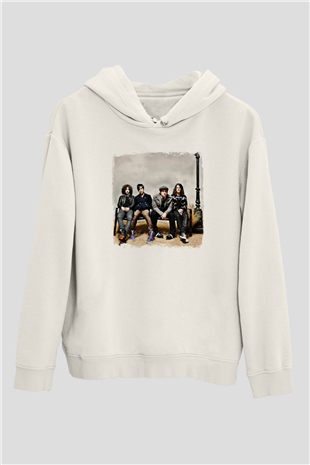 Fall Out Boy Baskılı Unisex Beyaz Hoodie