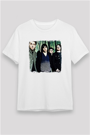 Fall Out Boy Baskılı Unisex Beyaz Tişört
