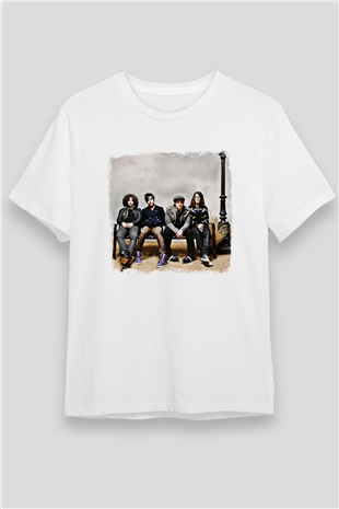 Fall Out Boy Baskılı Unisex Beyaz Tişört