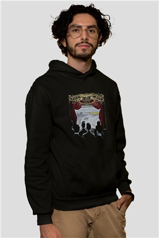 Fall Out Boy Baskılı Unisex Siyah Hoodie