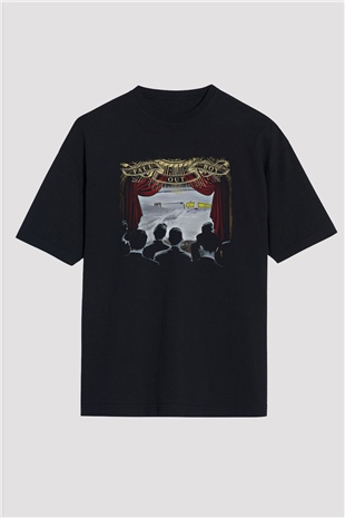 Fall Out Boy Baskılı Unisex Siyah Oversize Tişört