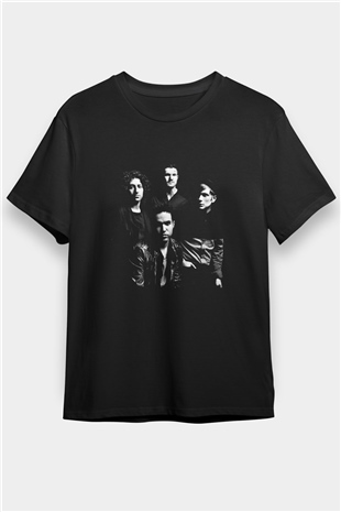 Fall Out Boy Baskılı Unisex Siyah Tişört