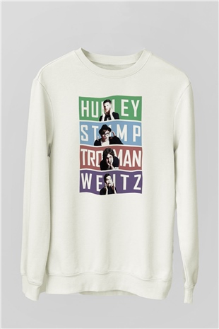 Fall Out Boy Beyaz Unisex Sweatshirt