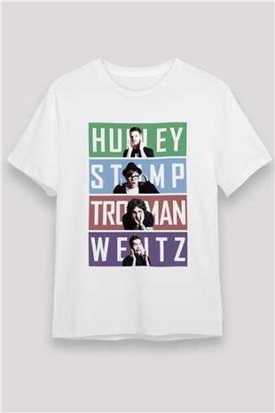 Fall Out Boy Beyaz Unisex Tişört T-Shirt - TişörtFabrikası