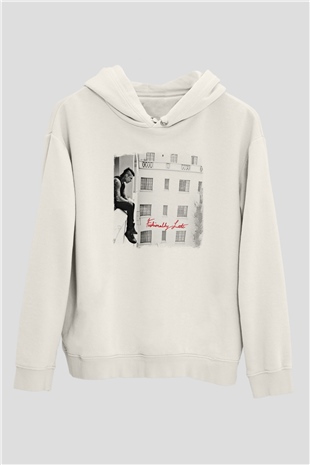 Falling In Reverse Baskılı Unisex Beyaz Hoodie