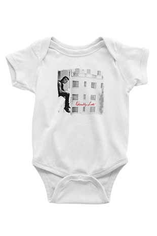 Falling In Reverse Baskılı Unisex Beyaz Bebek Body - Zıbın
