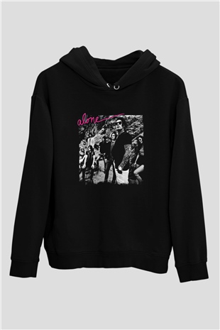 Falling In Reverse Baskılı Unisex Siyah Hoodie