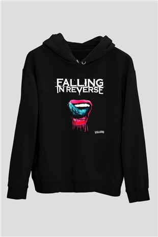 Falling In Reverse Siyah Unisex Hoodie