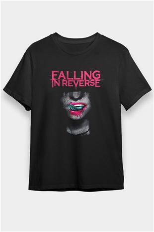 Falling In Reverse Siyah Unisex Tişört T-Shirt - TişörtFabrikası