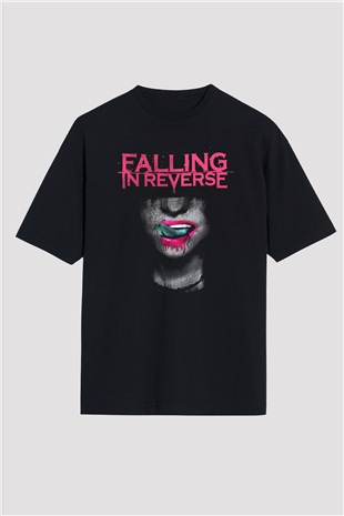 Falling In Reverse Siyah Oversize Tişört Oversize T-shirt - TişörtFabrikası