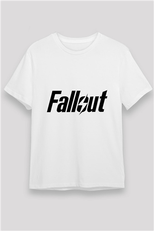 Fallout Beyaz Unisex Tişört T-Shirt