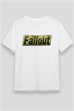 Fallout Beyaz Unisex Tişört T-Shirt