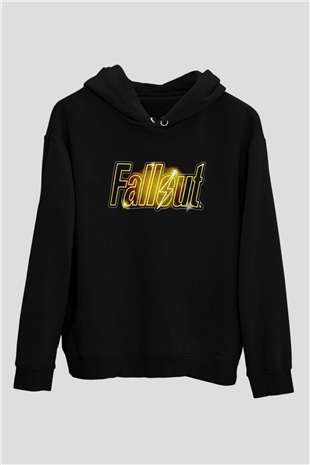 Fallout Siyah Unisex Hoodie