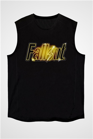 Fallout Siyah Unisex Kolsuz Tişört