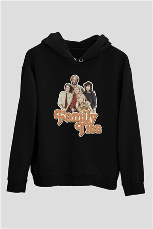 Family Ties Siyah Unisex Hoodie