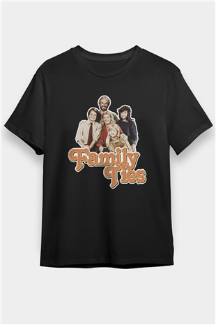 Family Ties Siyah Unisex Tişört