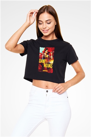 Far Cry Siyah  Crop Top Tişört