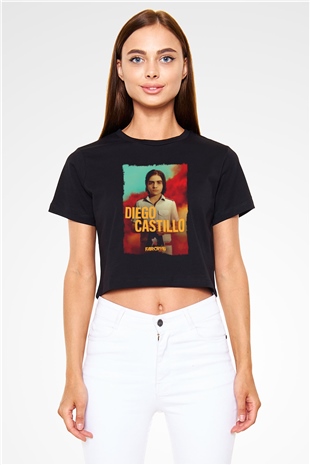 Far Cry Siyah  Crop Top Tişört
