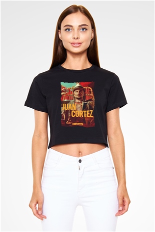 Far Cry Siyah  Crop Top Tişört