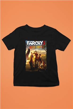 Far Cry Siyah Unisex Çocuk Tişört