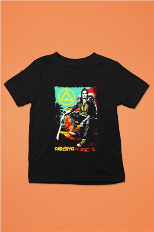 Far Cry Siyah Unisex Çocuk Tişört