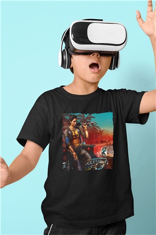 Far Cry Siyah Unisex Çocuk Tişört