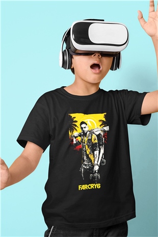 Far Cry Siyah Unisex Çocuk Tişört