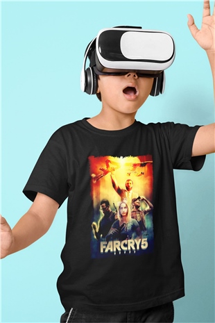 Far Cry Siyah Unisex Çocuk Tişört