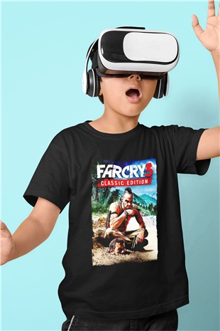 Far Cry Siyah Unisex Çocuk Tişört