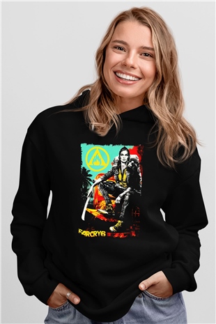 Far Cry Siyah Unisex Hoodie