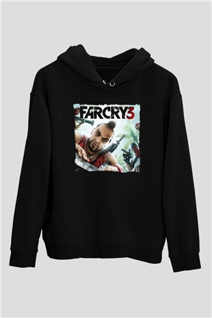 Far Cry Siyah Unisex Hoodie