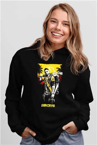 Far Cry Siyah Unisex Hoodie