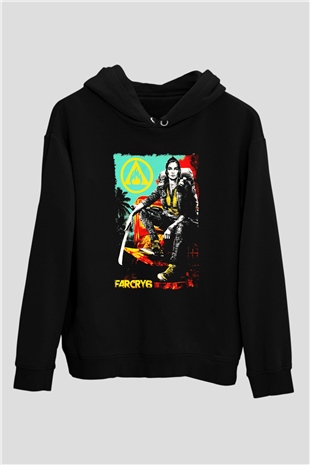Far Cry Siyah Unisex Hoodie