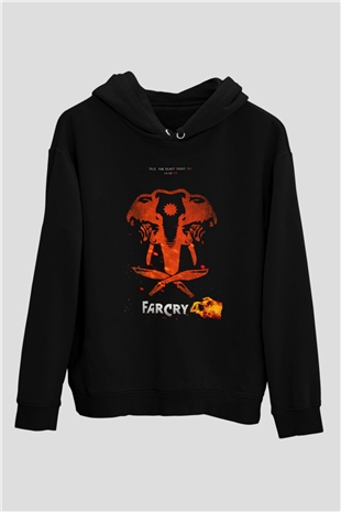 Far Cry Siyah Unisex Hoodie