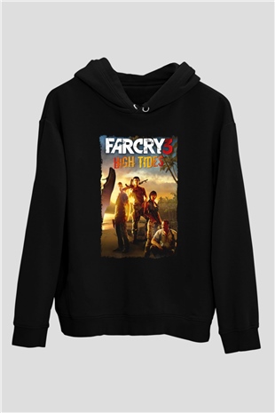 Far Cry Siyah Unisex Hoodie