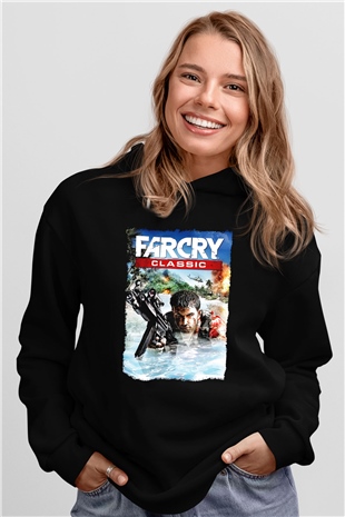 Far Cry Siyah Unisex Hoodie