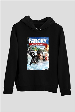 Far Cry Siyah Unisex Hoodie